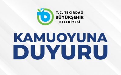 BASINA VE KAMUOYUNA DUYURU